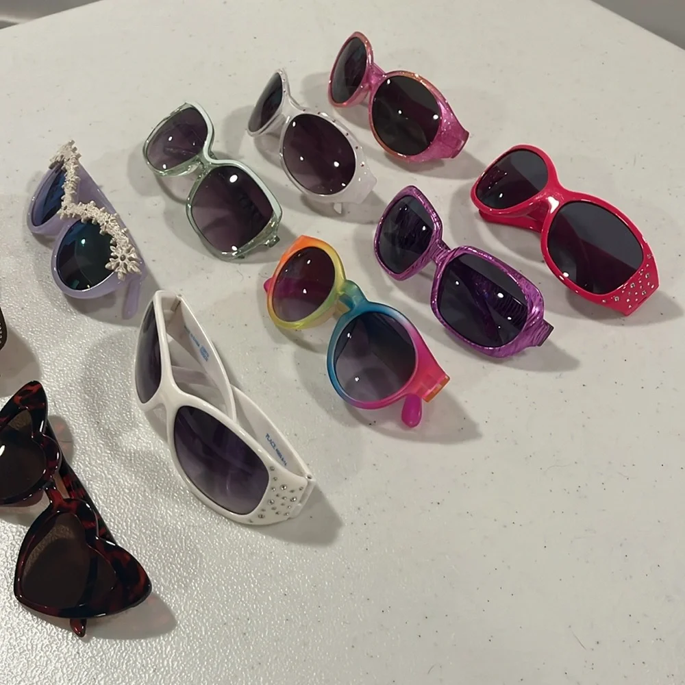10 Pairs Girls Sunglasses